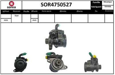 SOR4750527 EAI Гидравлический насос, рулевое управление