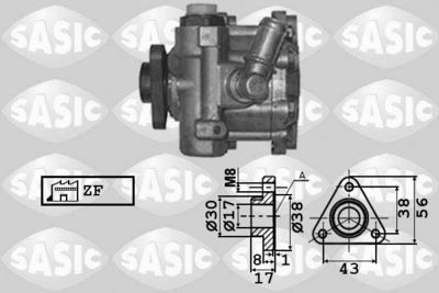 7076025 SASIC Гидравлический насос, рулевое управление