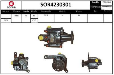 SOR4230301 EAI Гидравлический насос, рулевое управление