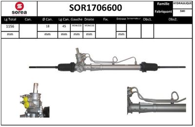 SOR1706600 EAI Рулевой механизм