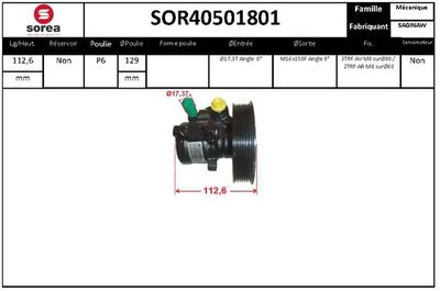 SOR40501801 EAI Гидравлический насос, рулевое управление