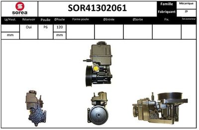 SOR41302061 EAI Гидравлический насос, рулевое управление