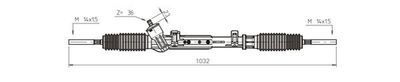 BW4003 GENERAL RICAMBI Рулевой механизм