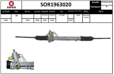 SOR1963020 EAI Рулевой механизм