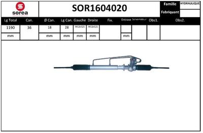 SOR1604020 EAI Рулевой механизм