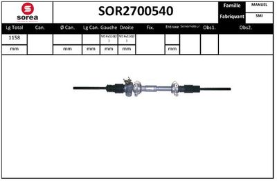 SOR2700540 EAI Рулевой механизм