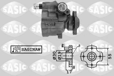 7070033 SASIC Гидравлический насос, рулевое управление