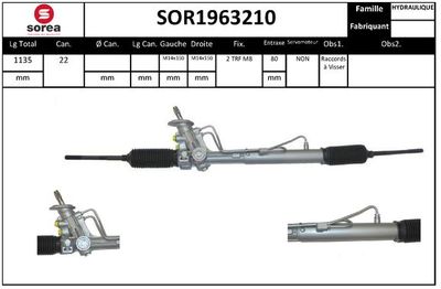 SOR1963210 EAI Рулевой механизм