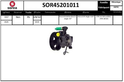 SOR45201011 EAI Гидравлический насос, рулевое управление