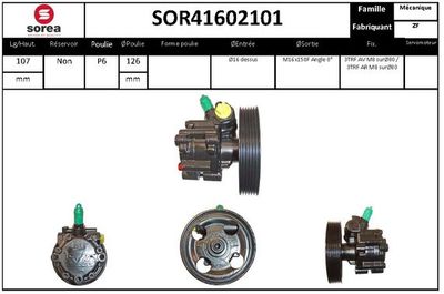 SOR41602101 EAI Гидравлический насос, рулевое управление