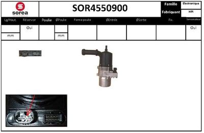 SOR4550900 EAI Гидравлический насос, рулевое управление