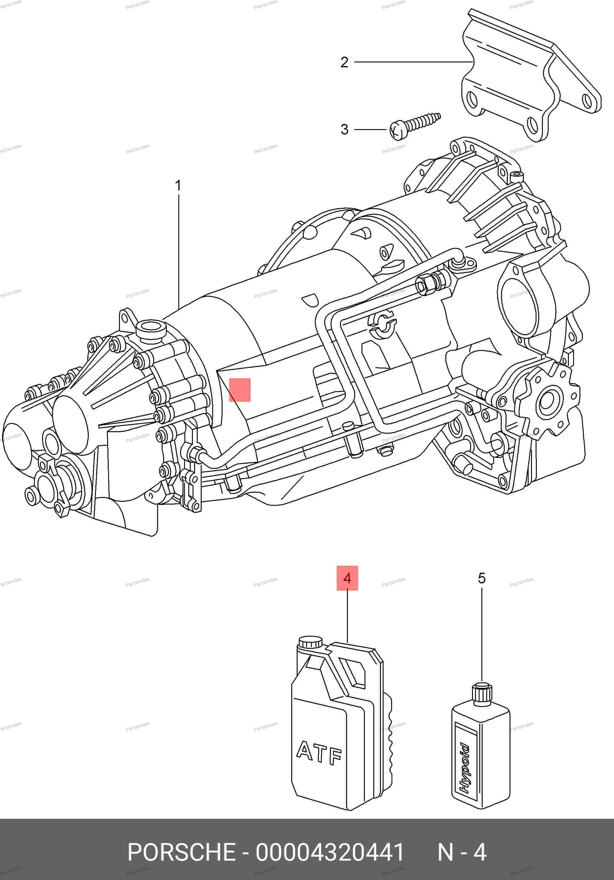 Масло трансмиссионное АКПП VAG 00004320441