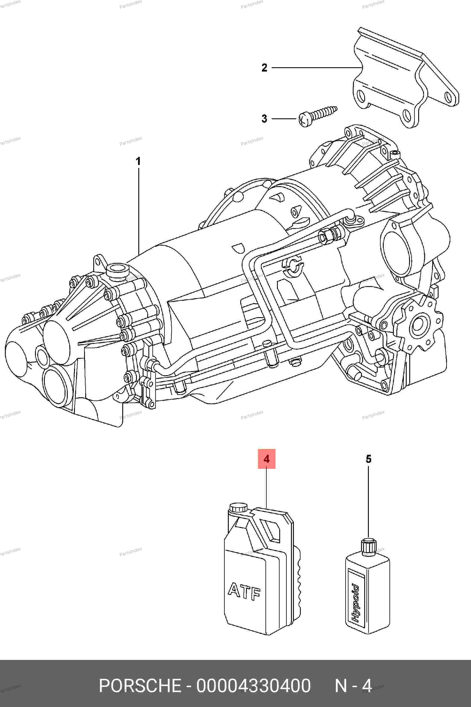 Масло трансмиссионное АКПП VAG 00004330400