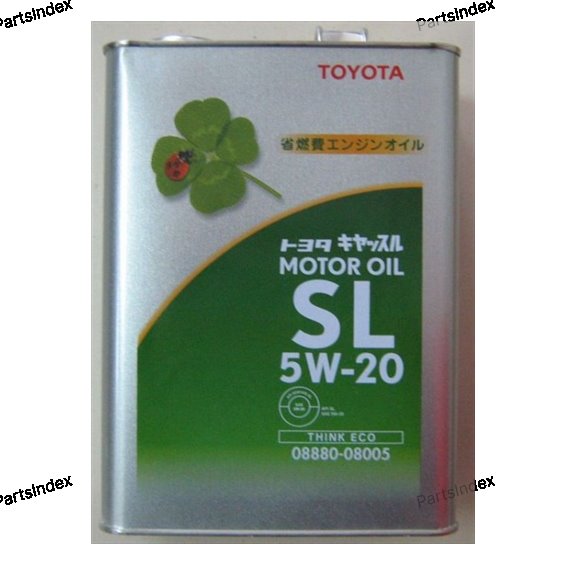 Масло моторное синтетическое TOYOTA LEXUS Motor Oil SL 5W-20, 4л