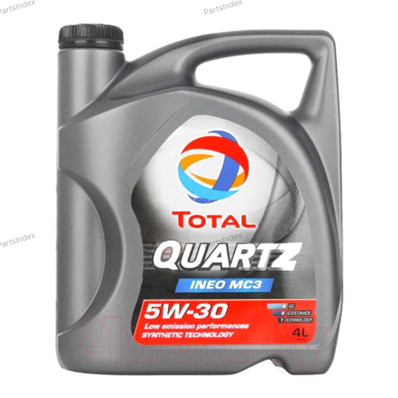 Масло моторное синтетическое TOTAL QUARTZ INEO MC3 5W-30, 4л