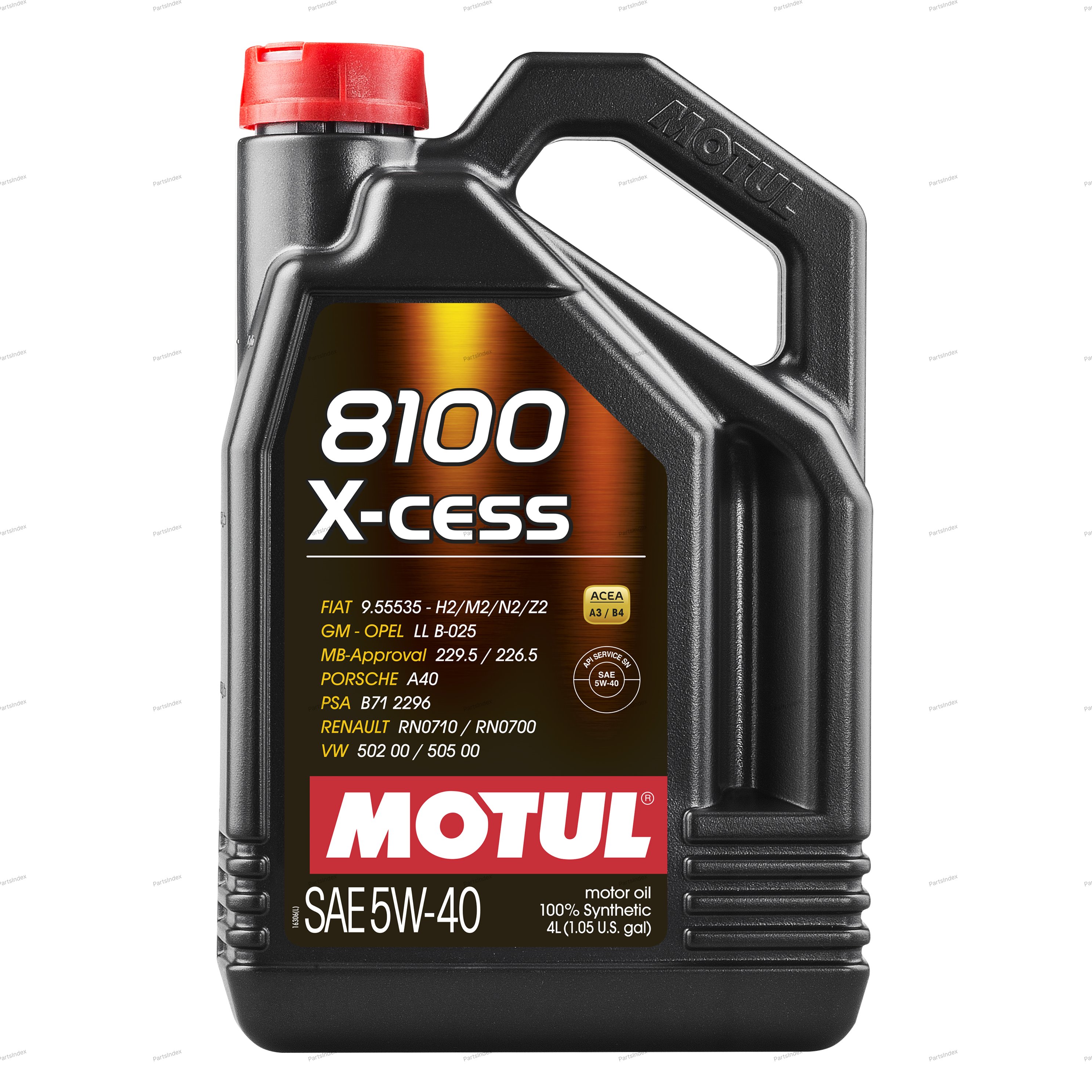 Масло моторное синтетическое MOTUL 8100 X-cess 5W-40, 4л