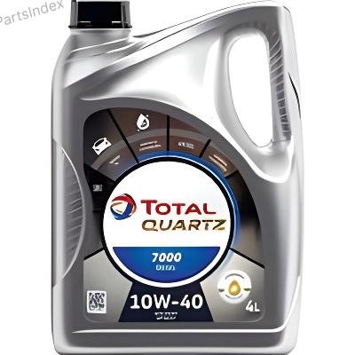 Масло моторное полусинтетическое TOTAL 10W-40, 4л