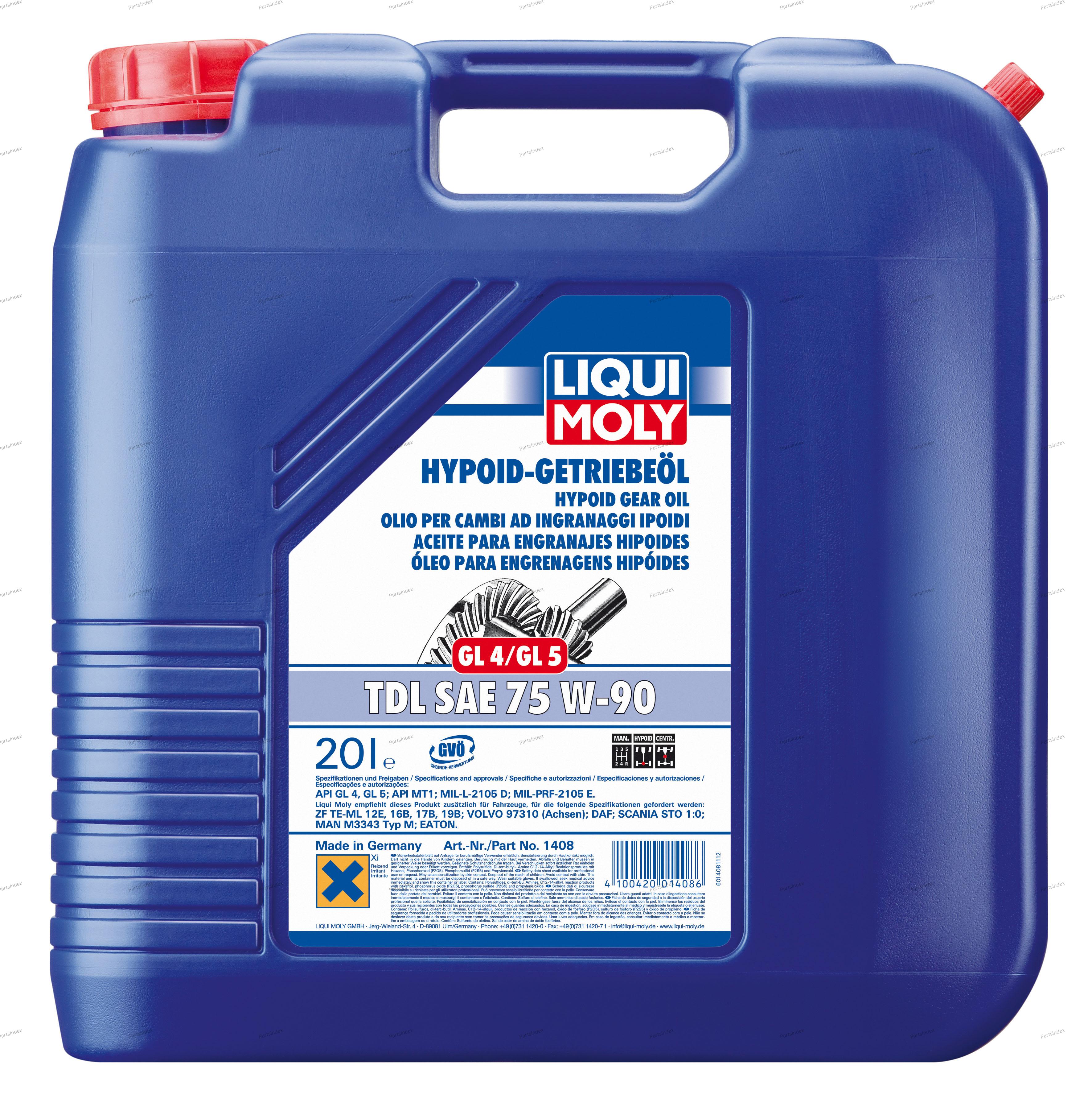 Масло трансмиссионное МКПП LIQUI MOLY - 1408