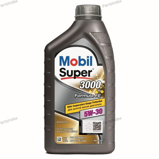 Масло моторное синтетическое MOBIL Super 3000 X1 Formula FE 5W-30, 1л