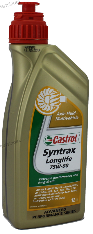 Масло трансмиссионное МКПП CASTROL - 154F0A