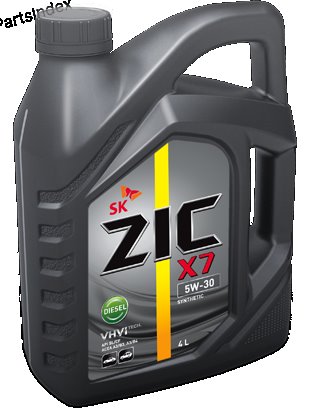 Масло моторное синтетическое ZIC X7 DIESEL 5W-30, 6л
