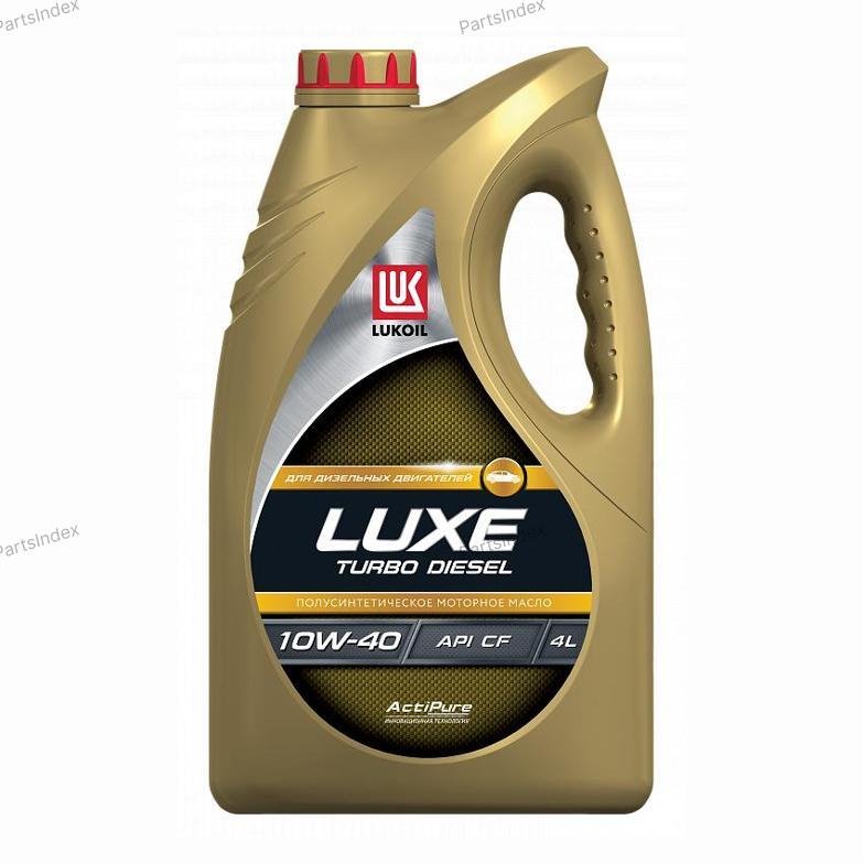 Масло моторное полусинтетическое LUKOIL LUXE TURBO DIESEL 10W-40, 4л