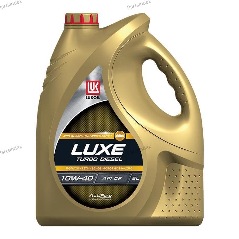 Масло моторное полусинтетическое LUKOIL LUXE TURBO DIESEL 10W-40, 5л