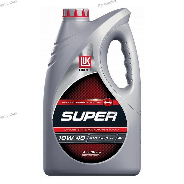 Масло моторное полусинтетическое LUKOIL SUPER 10W-40, 4л