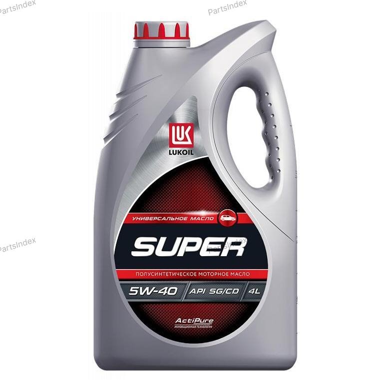 Масло моторное полусинтетическое LUKOIL Super 5W-40, 4л