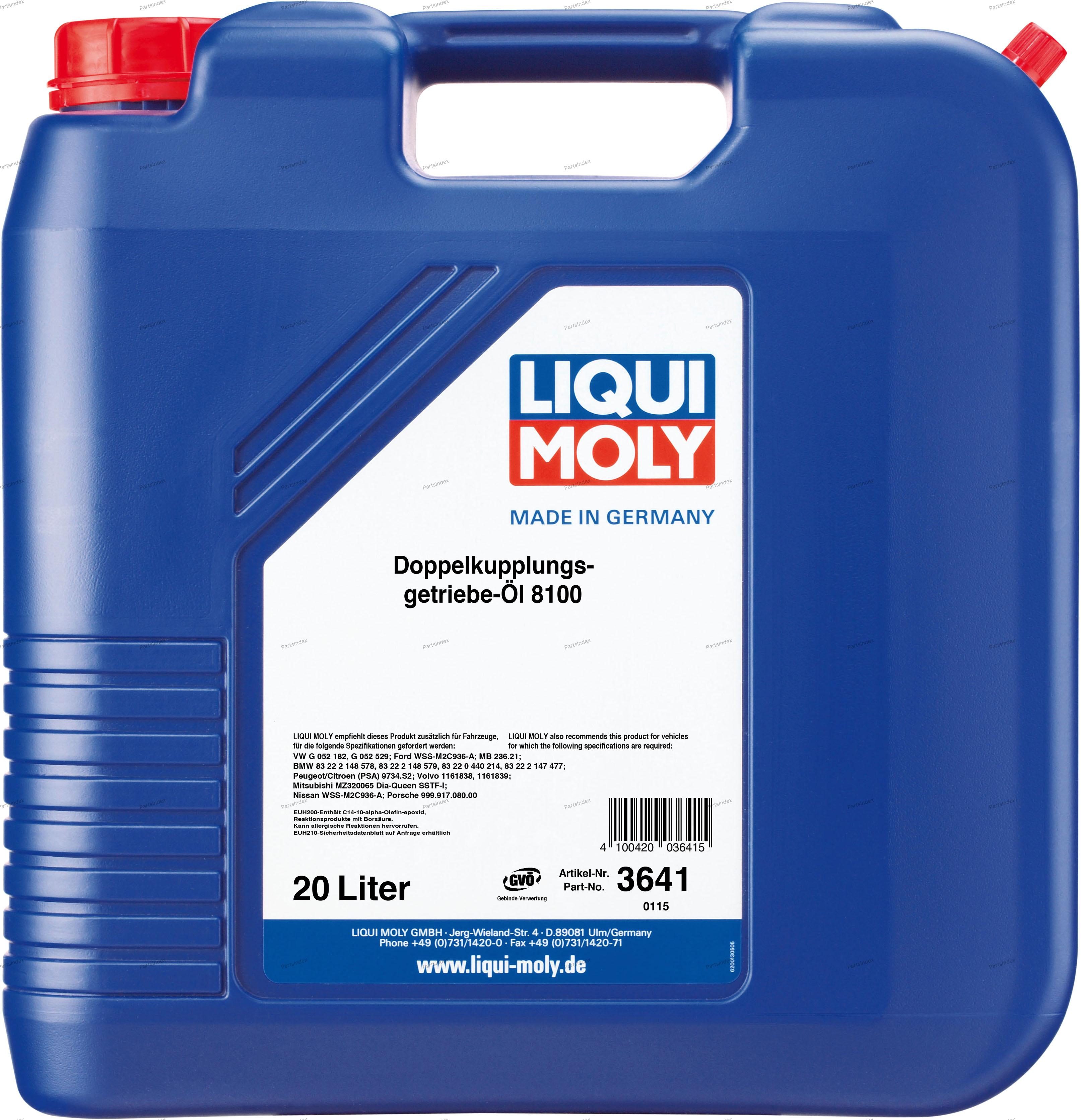 Масло трансмиссионное АКПП LIQUI MOLY - 3641