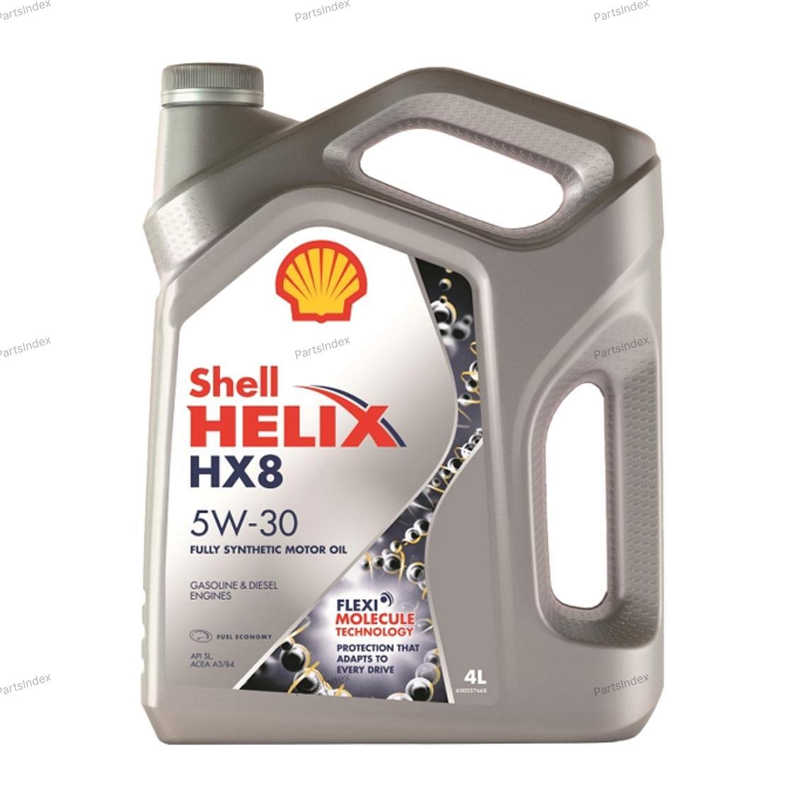 Масло моторное синтетическое SHELL Helix HX8 ECT 5W-30, 4л