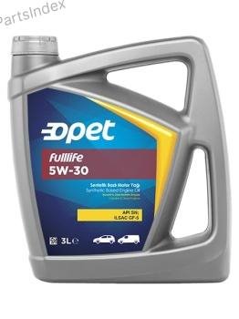 Масло моторное синтетическое OPET 5W-30, 3л