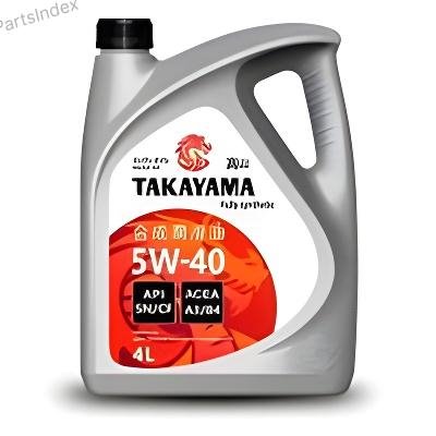 Масло моторное синтетическое TAKAYAMA 5W-40, 4л
