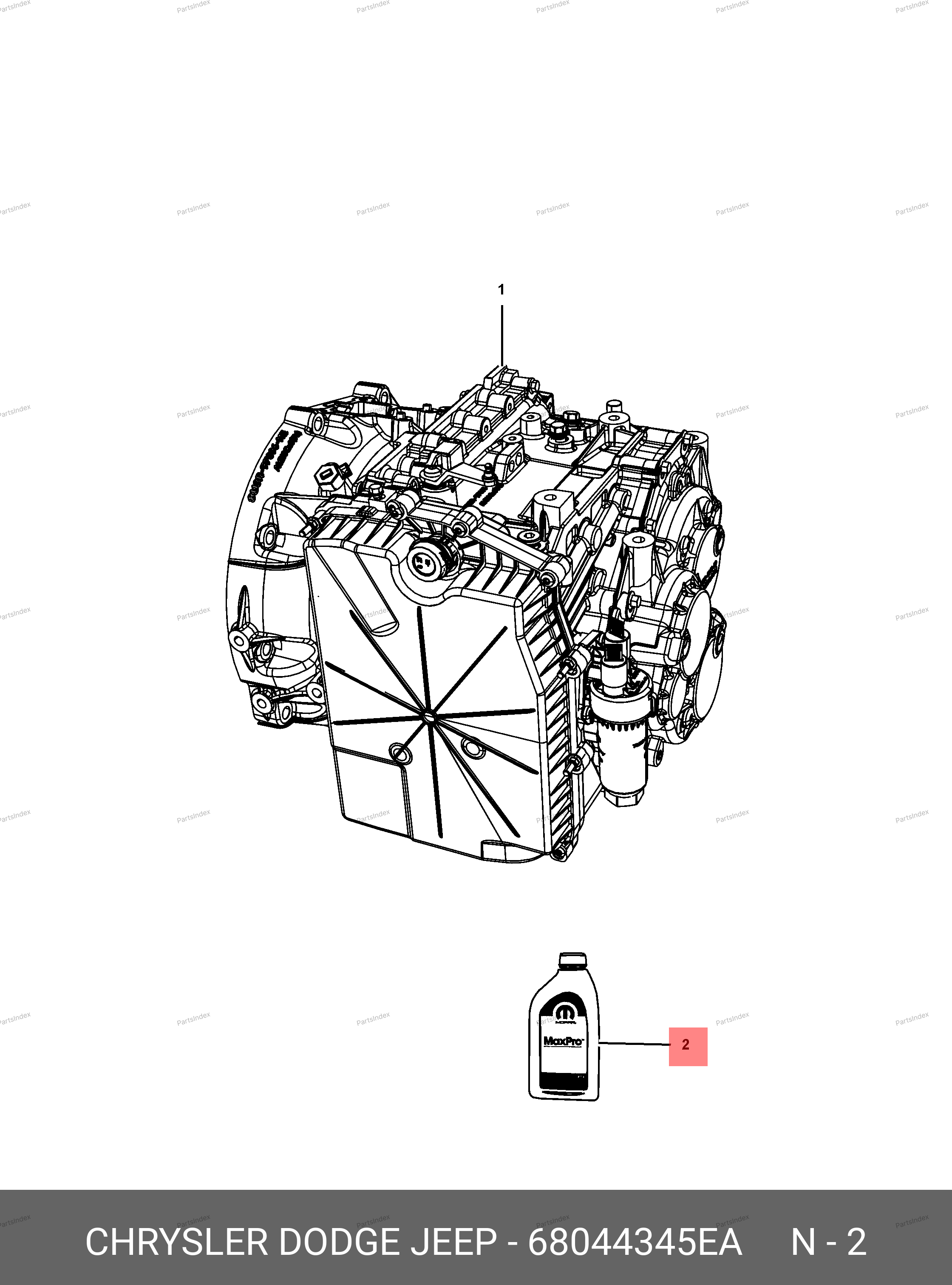 FLUID AUTOMATIC TRANSMISSION MPS6 1000ML