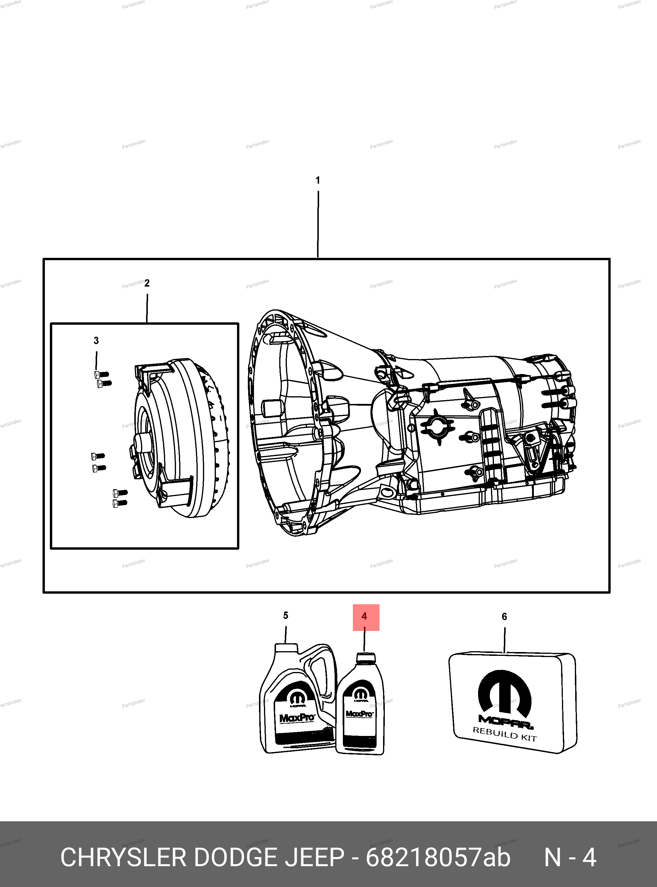 Масло трансмиссионное МКПП CHRYSLER DODGE JEEP - 68218057AB