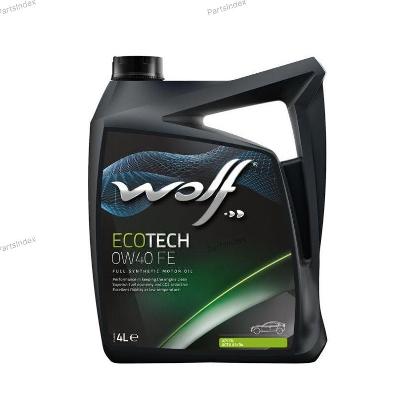 Масло моторное синтетическое WOLF ECOTECH  FE 0W-40, 4л