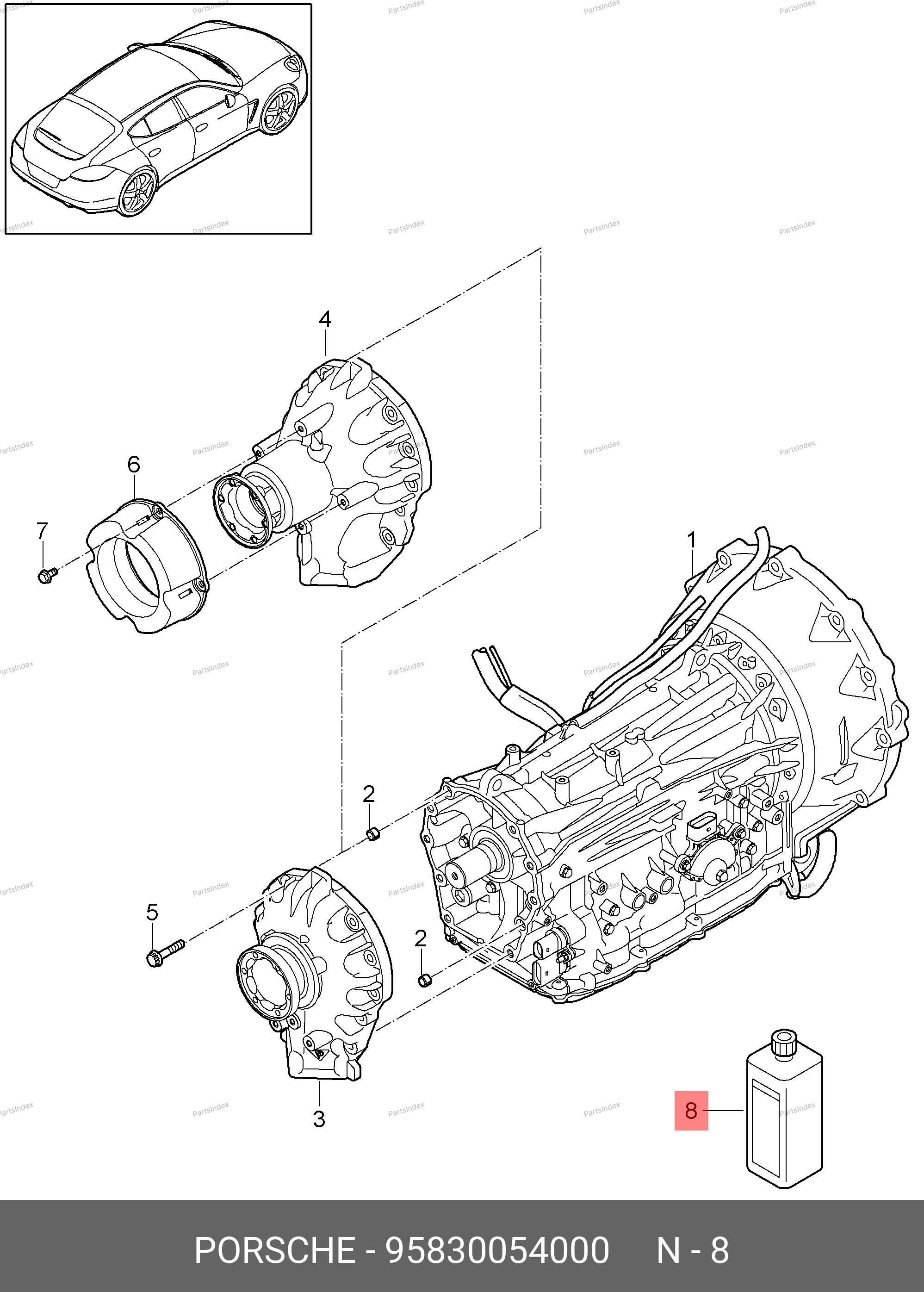 Масло трансмиссионное МКПП VAG 95830054000