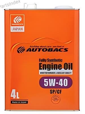Масло моторное синтетическое AUTOBACS 5W-40, 4л