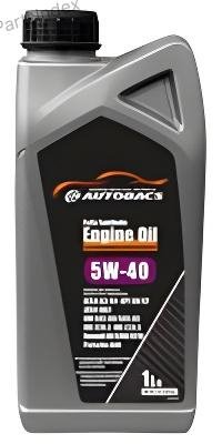 Масло моторное синтетическое AUTOBACS 5W-40, 1л