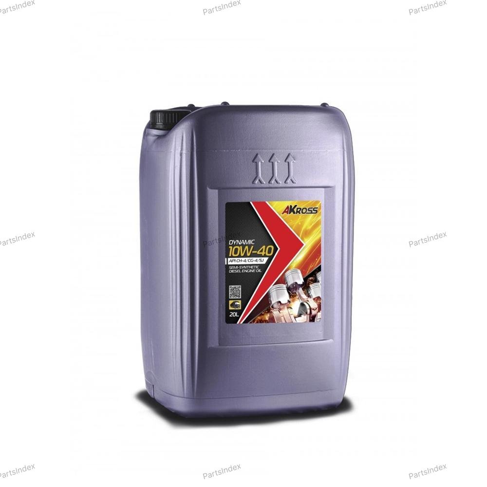 Масло моторное полусинтетическое AKROSS DYNAMIC 10W-40, 20л