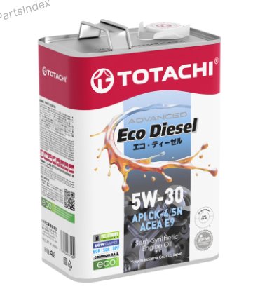 Масло моторное полусинтетическое TOTACHI 5W-30, 6л