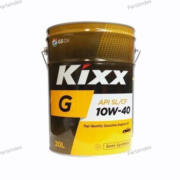 Масло моторное полусинтетическое KIXX G SL 10W-40, 20л
