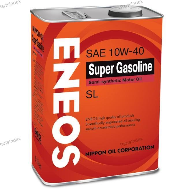 Масло моторное полусинтетическое ENEOS SUPER GASOLINE SL 10W-40, 4л