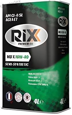 Масло моторное полусинтетическое RIXX 10W-40, 4л