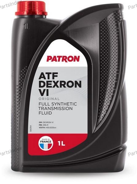 Масло трансмиссионное АКПП PATRON - ATFDEXRONVI1LORIGINAL