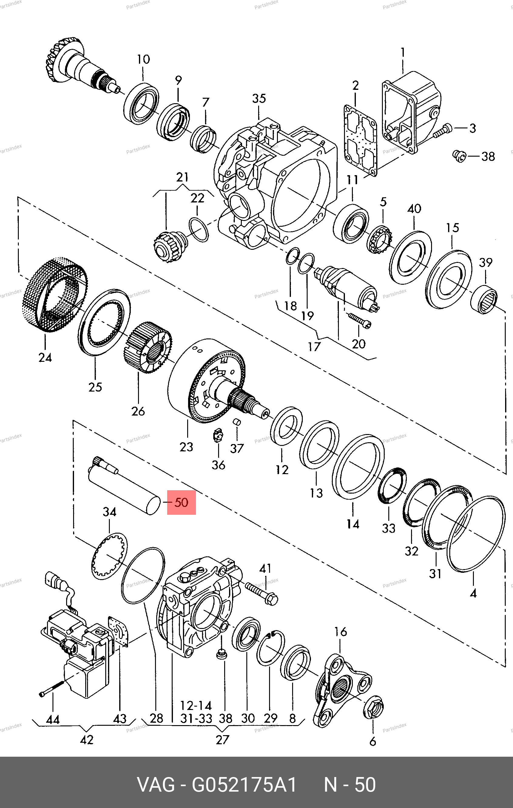 Масло трансмиссионное МКПП VAG - G052175A1