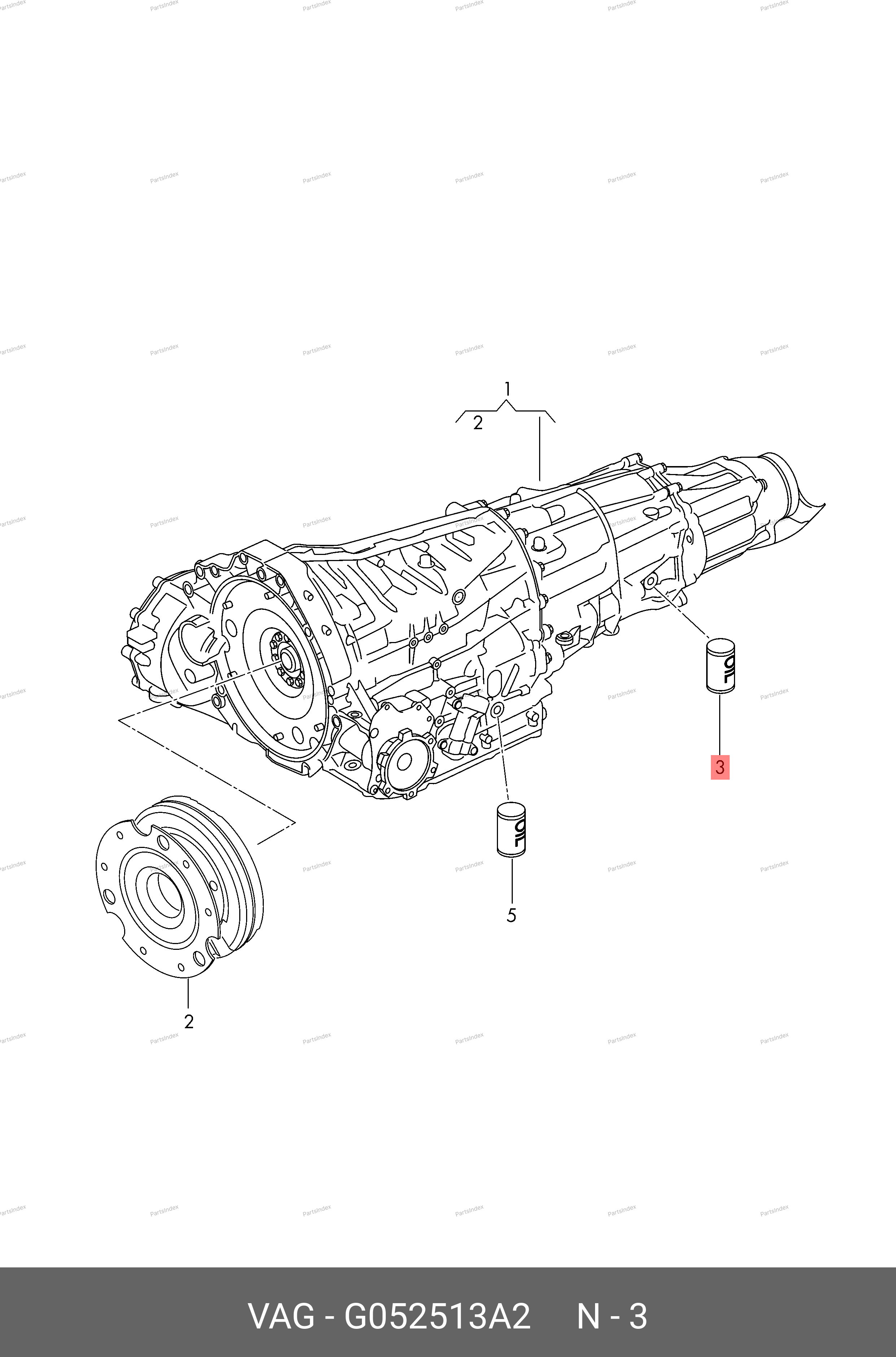 Масло трансмиссионное АКПП VAG - G052513A2