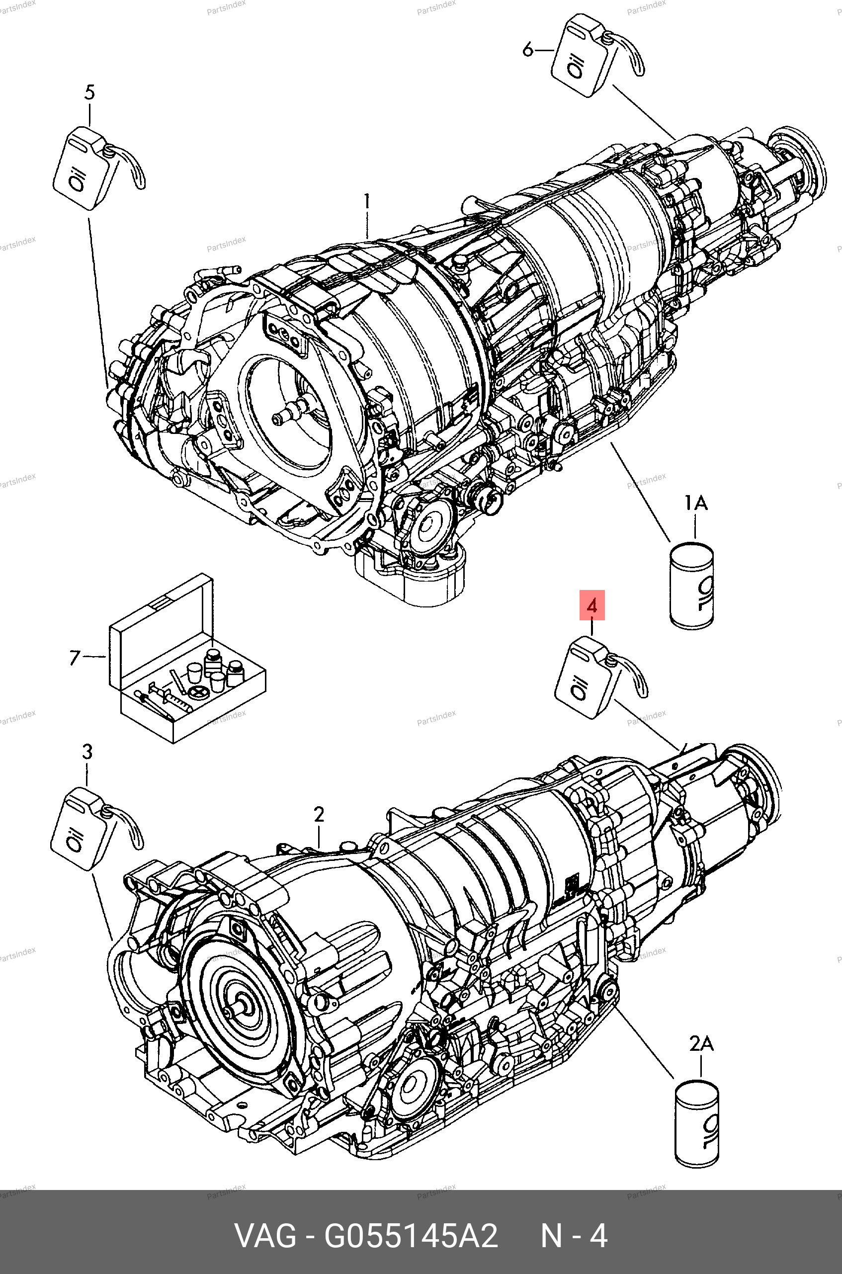 Масло трансмиссионное МКПП VAG - G055145A2