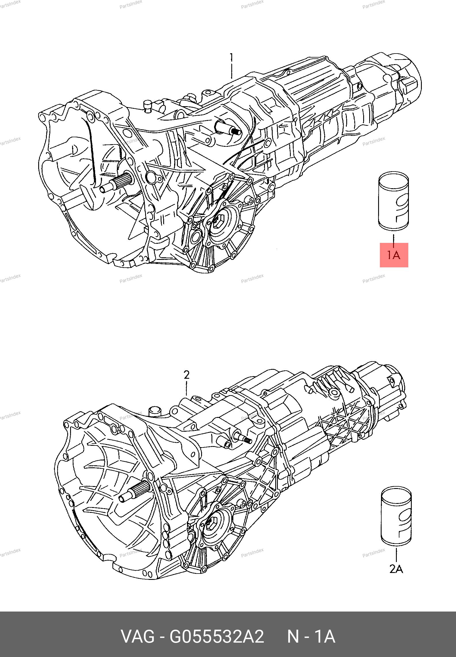 Масло трансмиссионное МКПП VAG - G055532A2