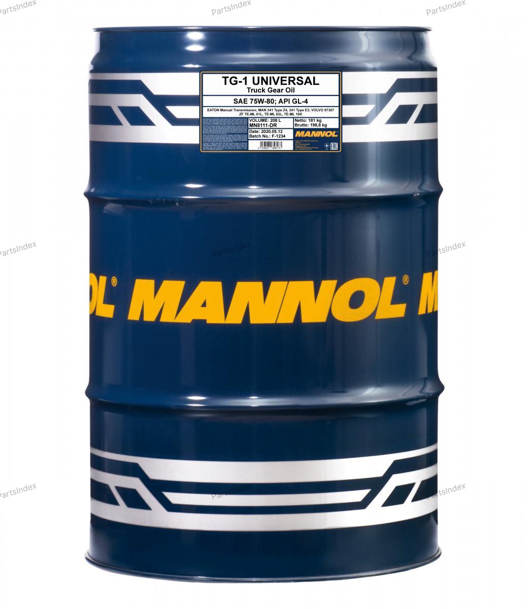 Масло трансмиссионное МКПП MANNOL - MN8111DR